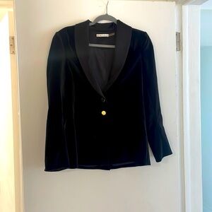 Satin and velvet Alice and Olivia Blazer